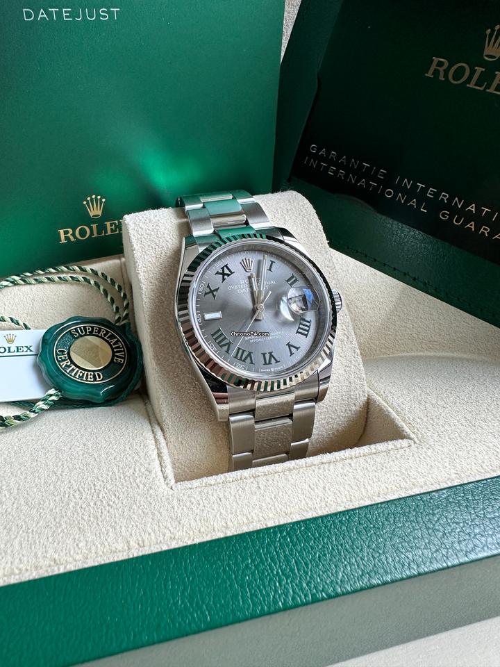 Rolex Datejust Jubilee / Metallic Grey