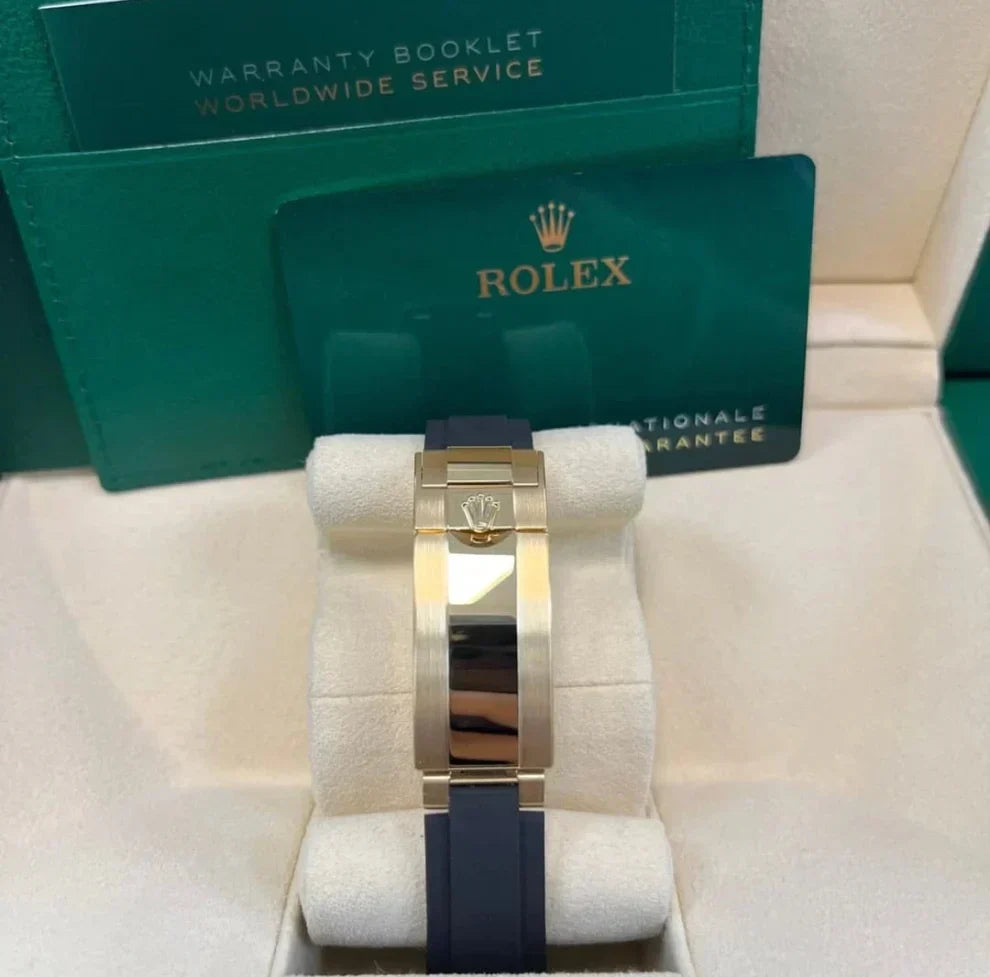 Rolex Daytona / Gold Azul-Turquesa