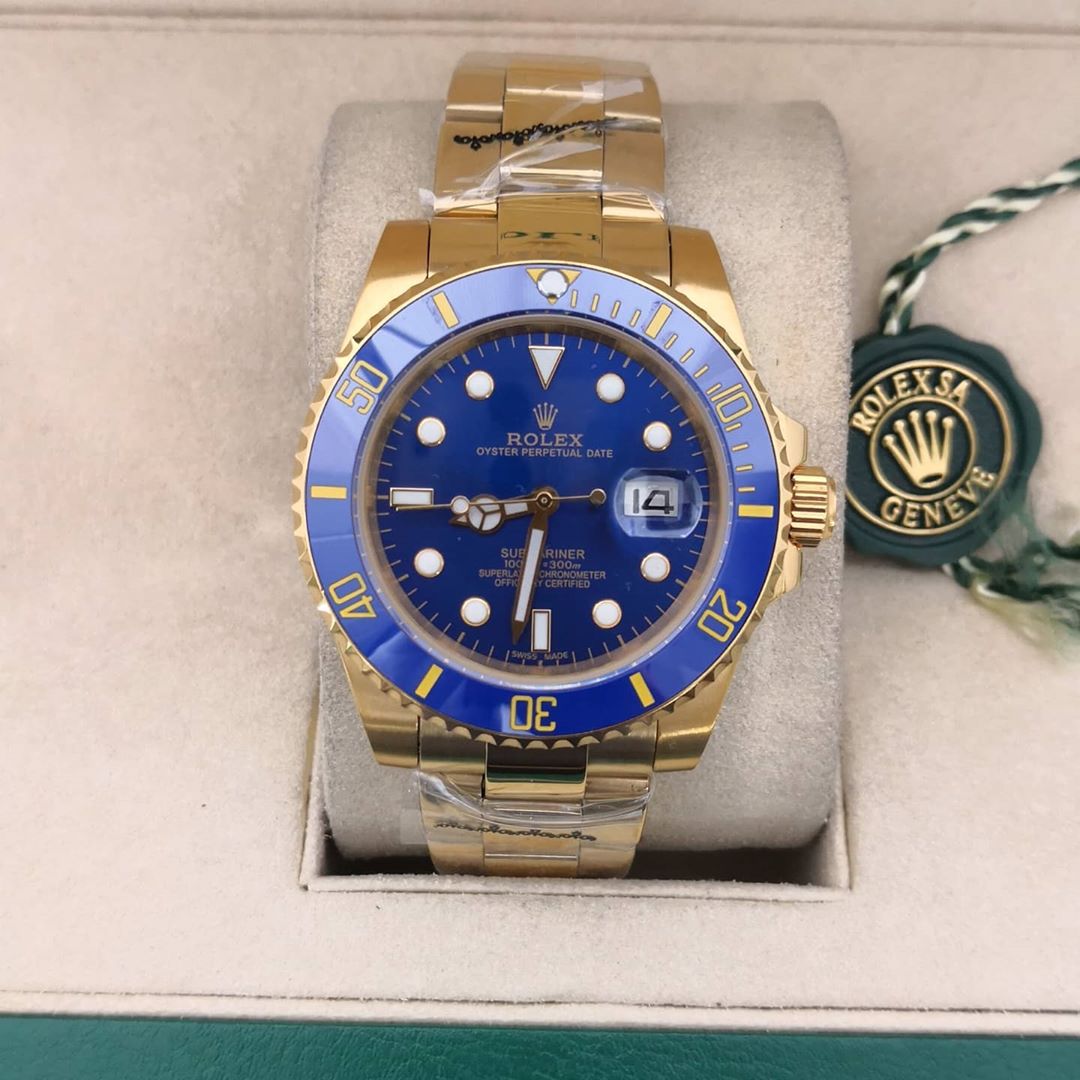 Rolex Submariner Jubilee Gold / Blue