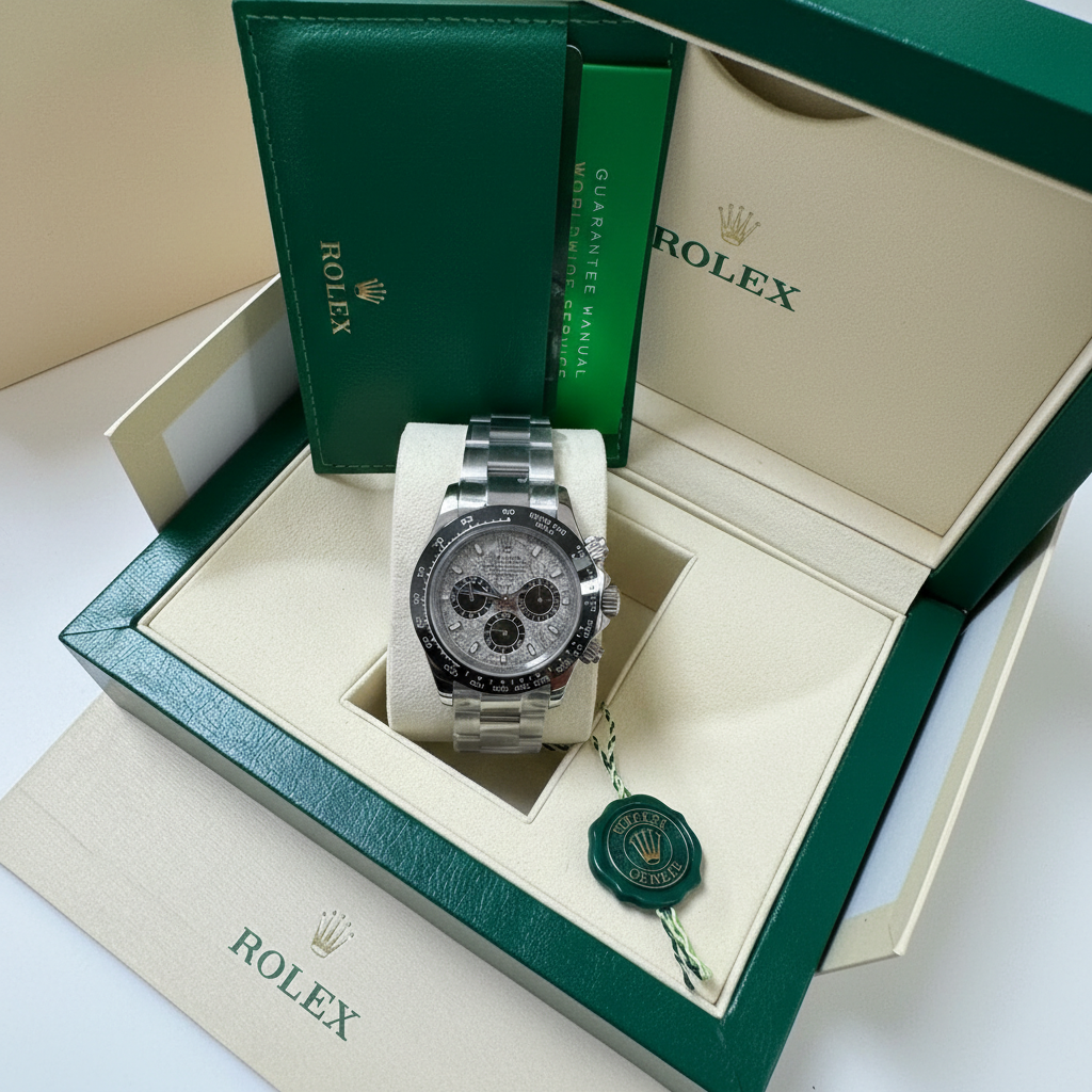 Rolex Daytona / Silver Meteorito