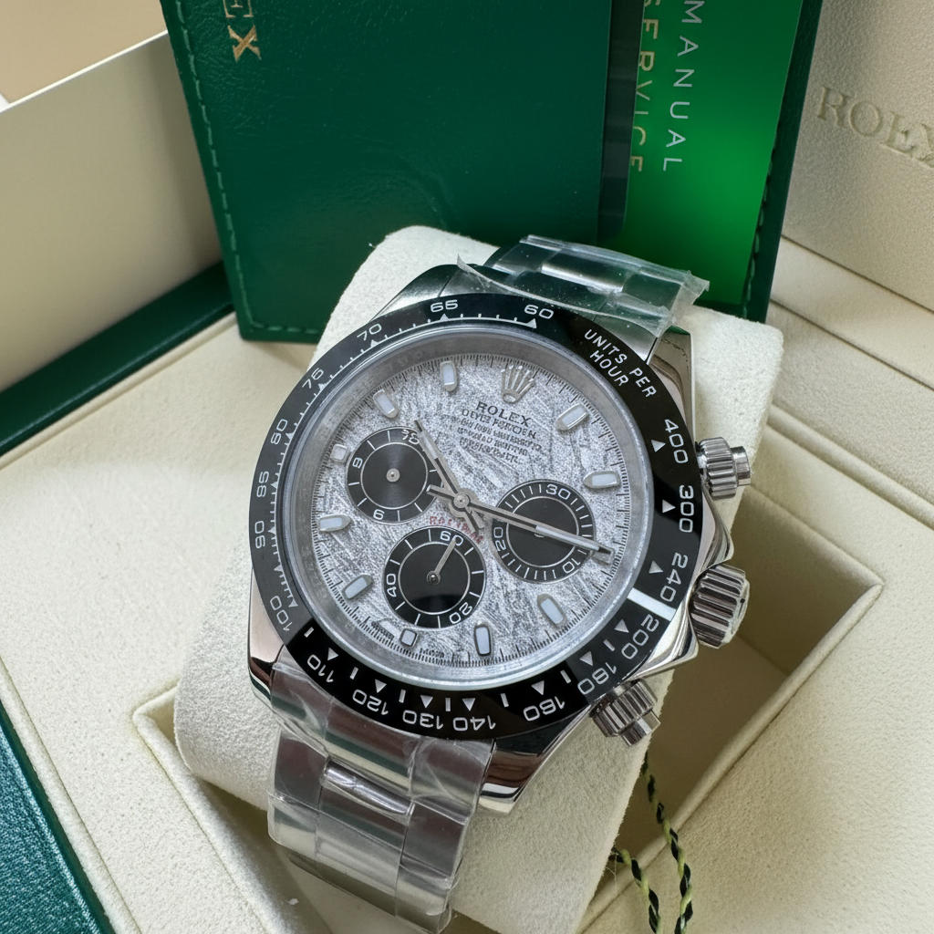 Rolex Daytona / Silver Meteorito