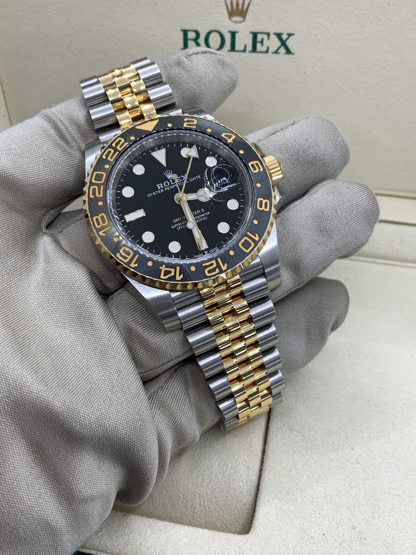 Rolex GMT-Master II Jubilee Silver / Gold