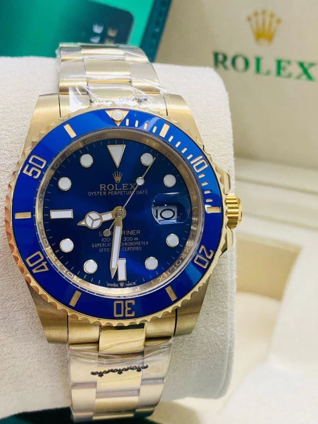 Rolex Submariner Jubilee Gold / Blue