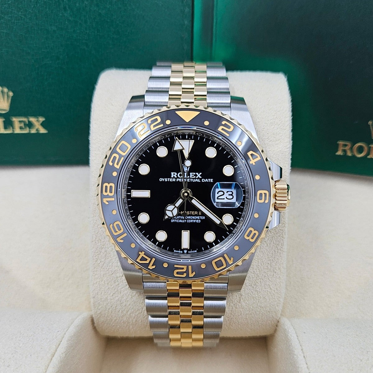 Rolex GMT-Master II Jubilee Silver / Gold