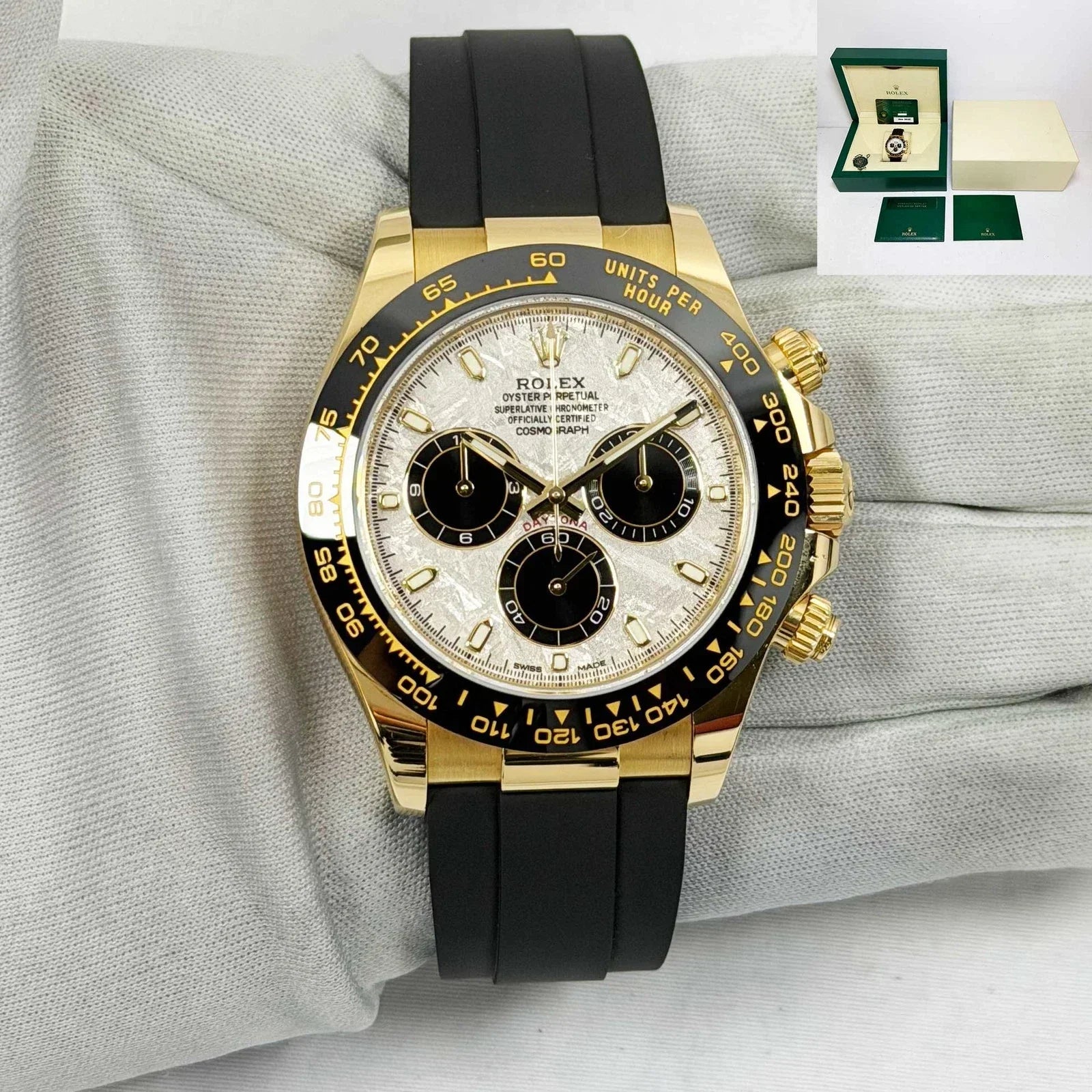 Rolex Daytona / Gold Meteorito